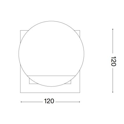 Ideal Lux - LED Tafellamp ANGOLO 1xG9/3W/230V messing