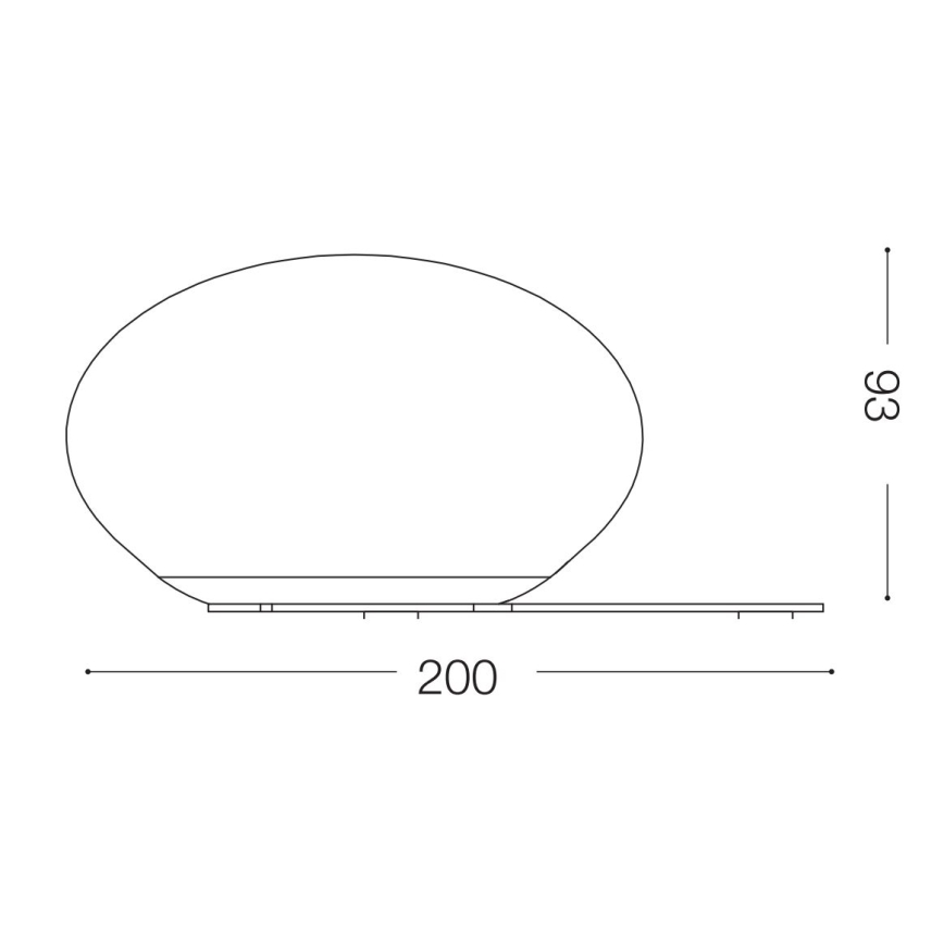 Ideal Lux - LED Tafellamp NINFEA 1xGX53/9W/230V goud