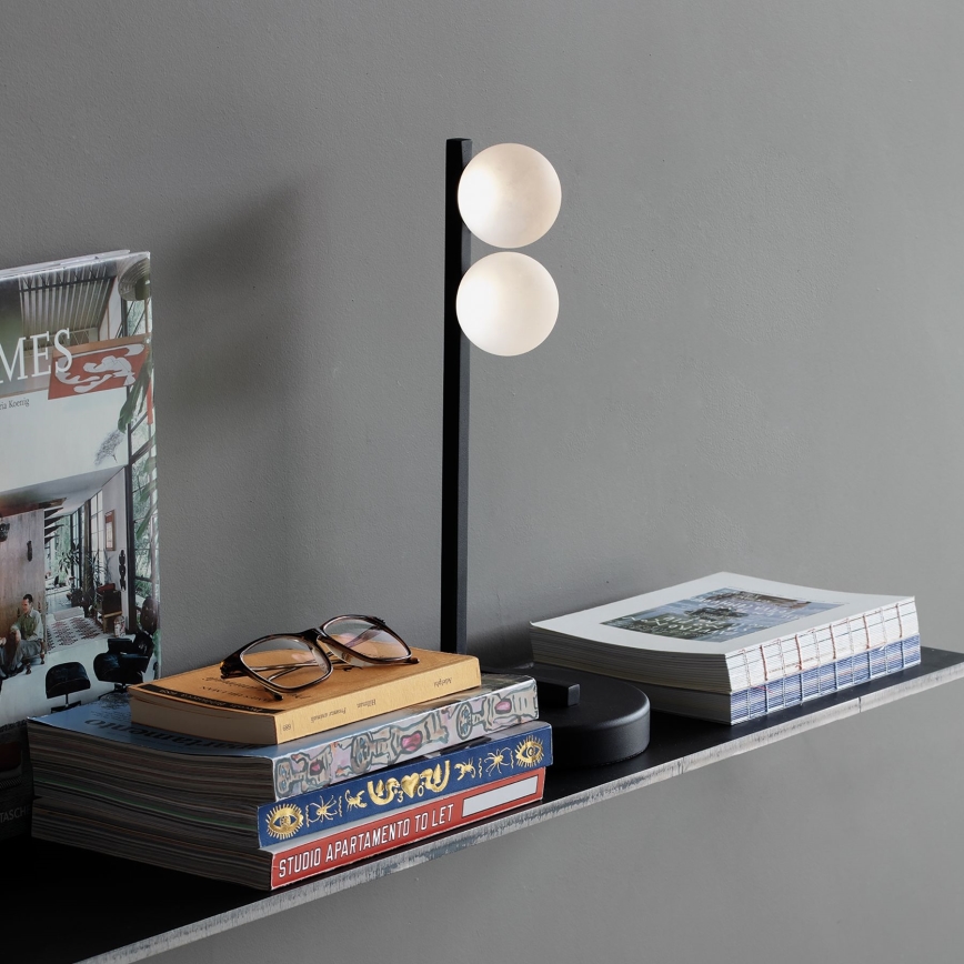 Ideal Lux - LED Tafellamp PING PONG 2xLED/3W/230V CRI 90 zwart