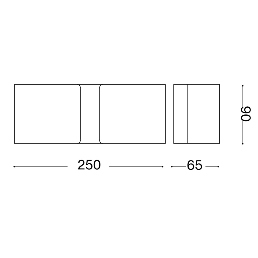 Ideal Lux - LED wand verlichting CLIP 2xG9/3W/230V bruin
