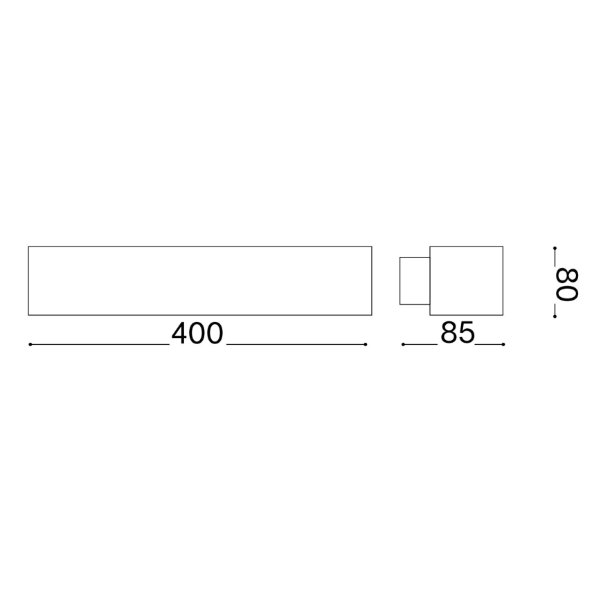Ideal Lux - LED wand verlichting CRAFT LED/12W/230V CRI 90 beuken