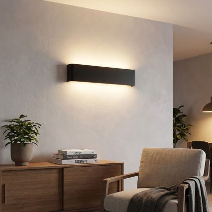Ideal Lux - LED wand verlichting DELTA LED/30W/230V 3000K 83 cm CRI 90 zwart