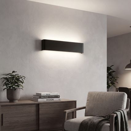 Ideal Lux - LED wand verlichting DELTA LED/30W/230V 4000K 83 cm CRI 90 zwart