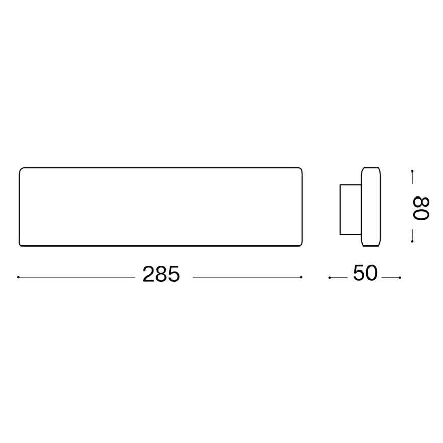Ideal Lux - LED wand verlichting DESK LED/12,5W/230V CRI 90 wit