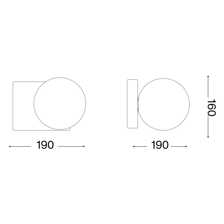 Ideal Lux - LED wand verlichting PENTA 1xG9/3W/230V goud