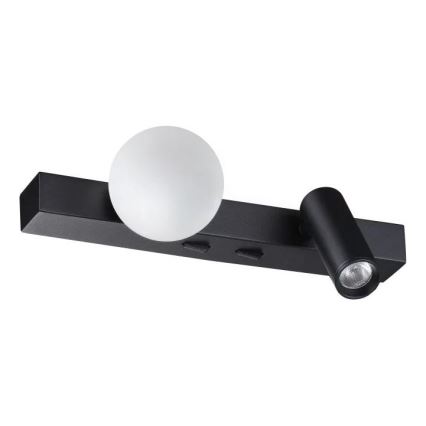 Ideal Lux - LED Wandlamp BINOMIO 2xLED/3W/230V CRI 90 zwart