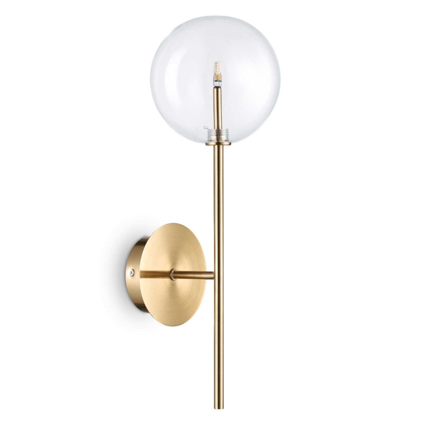 Ideal Lux - LED Wandlamp EQUINOXE 1xG4/2W/230V messing/doorzichtig