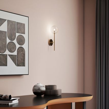 Ideal Lux - LED Wandlamp EQUINOXE 1xG4/2W/230V messing/doorzichtig