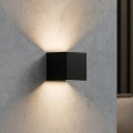 Ideal Lux - LED Wandlamp voor buiten ATOM LED/12W/230V CRI 90 IP54 zwart
