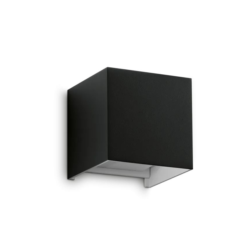 Ideal Lux - LED Wandlamp voor buiten ATOM LED/12W/230V CRI 90 IP54 zwart