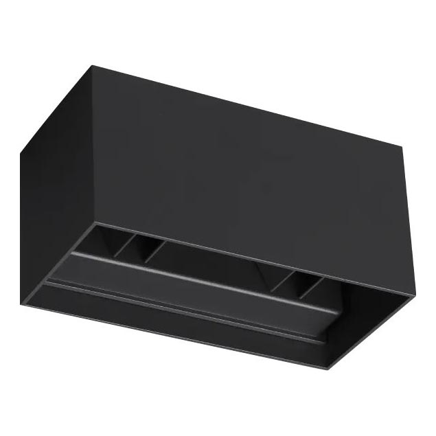 Ideal Lux - LED Wandlamp voor buiten ATOM LED/25W/230V CRI 90 IP54 zwart