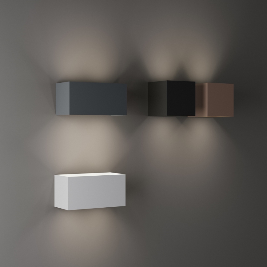 Ideal Lux - LED Wandlamp voor buiten ATOM LED/25W/230V CRI 90 IP54 antraciet