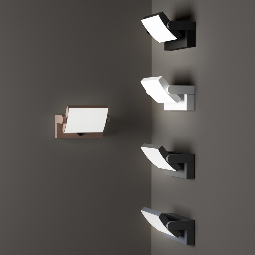 Ideal Lux - LED Wandlamp voor buiten SWIPE LED/21W/230V CRI 90 IP54 antraciet