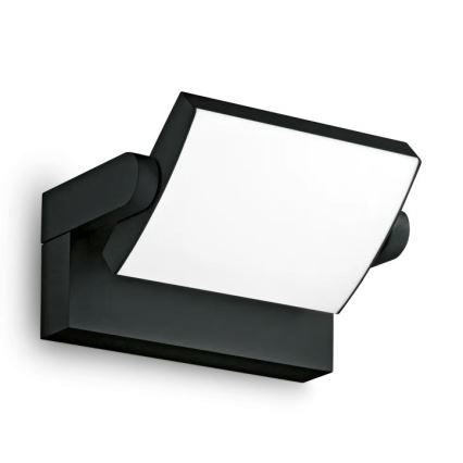 Ideal Lux - LED Wandlamp voor buiten SWIPE LED/21W/230V CRI 90 IP54 zwart