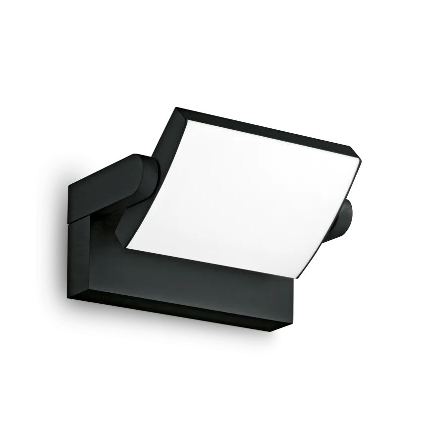 Ideal Lux - LED Wandlamp voor buiten SWIPE LED/21W/230V CRI 90 IP54 zwart