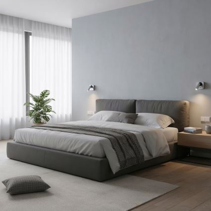 Ideal Lux - LED Wandspot BEAN LED/3W/230V CRI 90 glanzend chroom