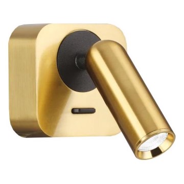 Ideal Lux - LED Wandspot BEAN LED/3W/230V CRI 90 goud