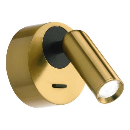 Ideal Lux - LED Wandspot BEAN LED/3W/230V CRI 90 messing