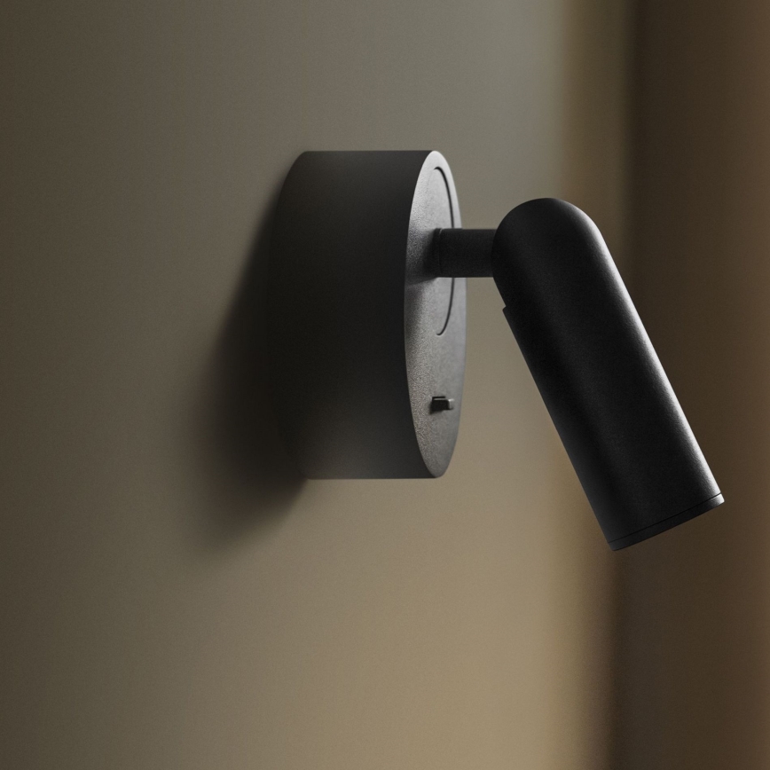 Ideal Lux - LED Wandspot BEAN LED/3W/230V CRI 90 zwart