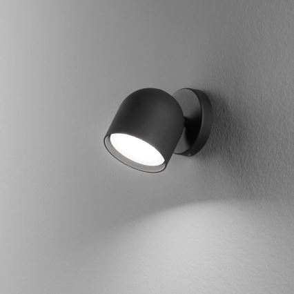 Ideal Lux - LED Wandspot DODO 1xGX53/9W/230V zwart