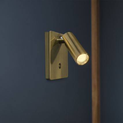 Ideal Lux - LED Wandspot LITE LED/3W/230V CRI 90 messing