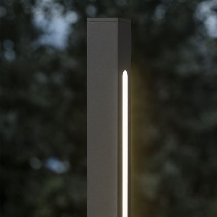 Ideal Lux - Luminaire d'extérieur JEDI LED/19W/230V 120 cm IRC 90 IP65 anthracite