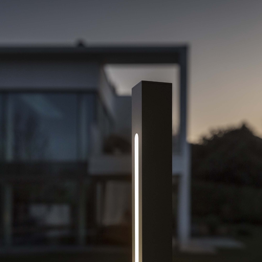 Ideal Lux - Luminaire d'extérieur LED JEDI LED/12W/230V 80 cm CRI 90 IP65 anthracite