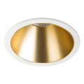 Ideal Lux - Luminaire encastré LED GAME TRIM LED/11W/230V 4000K IRC 90 Ø 8,5 cm IP40 doré/blanc