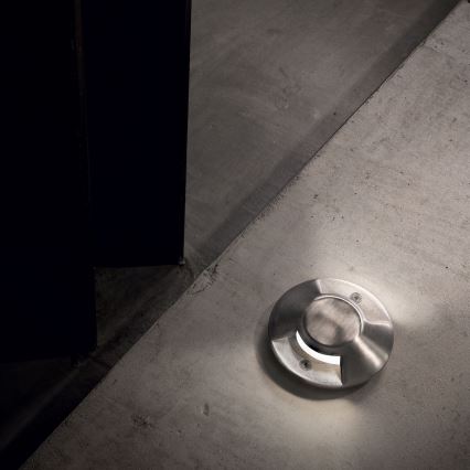 Ideal Lux - Luminaire encastré au sol LED ROCKET LED/3W/230V CRI 90 IK08 IP67, finition chrome mat