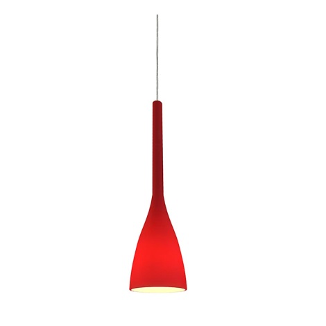 Ideal Lux - Lustre 1xE14/40W/230V rouge