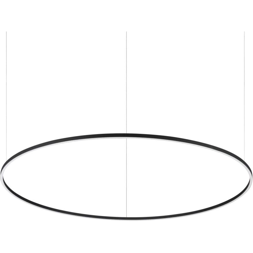 Ideal Lux - LED-hanglamp met kabel ORACLE SLIM LED/83W/230V 2700K CRI 90 Ø 150 cm zwart