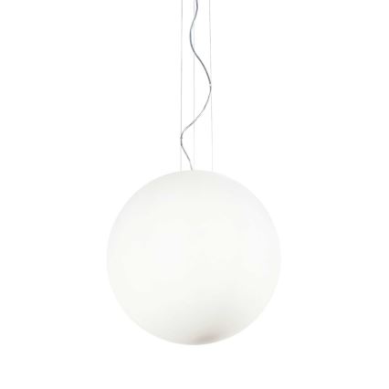 Ideal Lux - Pendellamp aan kabel MAPA 1xE27/42W/230V Ø 50 cm wit