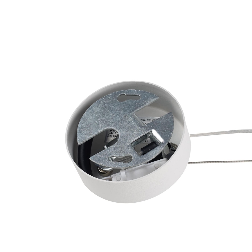 Ideal Lux - Pendellamp aan kabel MAPA 1xE27/42W/230V Ø 50 cm wit