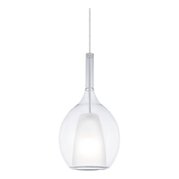 Ideal Lux - Pendellamp KALIQUE 1xE27/42W/230V Ø 18 cm helder