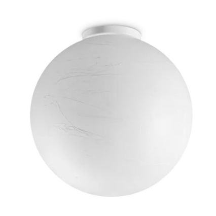 Ideal Lux - Plafondlamp CARTA 1xE27/25W/230V diameter 30 cm wit