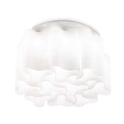 Ideal Lux - Plafondlamp COMPO 10xE27/52W/230V Ø 73,5 cm wit