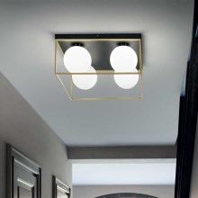 Ideal Lux - Plafondlamp LINGOTTO 4xE14/40W/230V