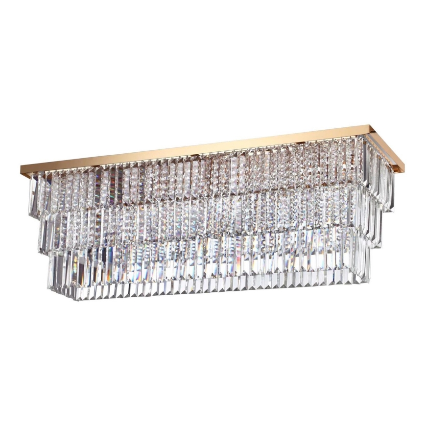 Ideal Lux - Plafondlamp MARTINEZ 8xE14/40W/230V goud