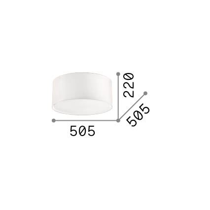 Ideal Lux - Plafonnier 3xE27/60W/230V