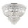 Ideal Lux - Plafonnier en cristal DUBAI 24xE14/28W/230V d. 78 cm chrome brillant