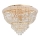 Ideal Lux - Plafonnier en cristal DUBAI 24xE14/28W/230V d. 78 cm doré
