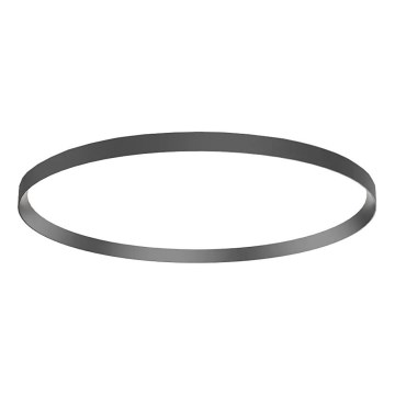 Ideal Lux - Plafonnier FLY LED/68W/230V 3000K d. 90 cm CRI 90 IP40 noir