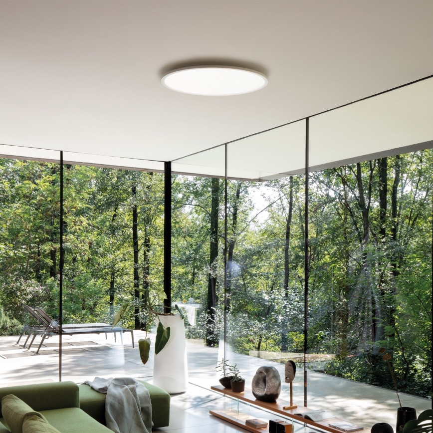 Ideal Lux - Plafonnier FLY LED/68W/230V 3000K d. 90 cm CRI 90 IP40 blanc