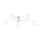 Ideal Lux - Plafonnier LED HERMES 5xG9/3W/230V d. 90 cm blanc