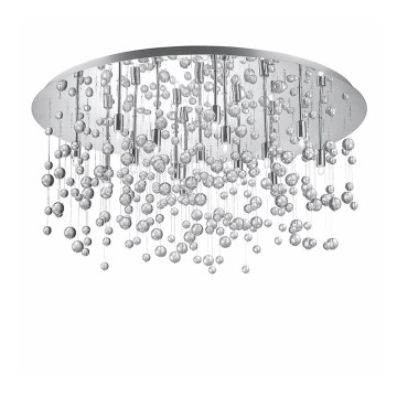 Ideal Lux - Plafonnier LED NEVE 15xG9/3W/230V Ø 80 cm chrome brillant