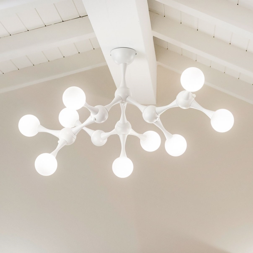 Ideal Lux - Plafonnier LED NODINO 9xG9/3W/230V blanc