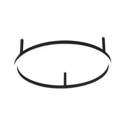 Ideal Lux - Plafonnier LED ORACLE SLIM LED/29W/230V 3000K IRC 90 Ø 50 cm noir