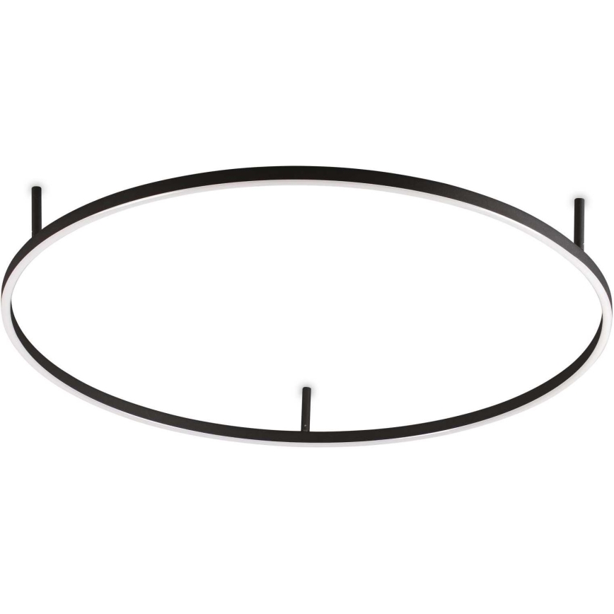 Ideal Lux - Plafonnier LED ORACLE SLIM LED/53 W/230 V 3000 K IRC 90 Ø 90 cm noir