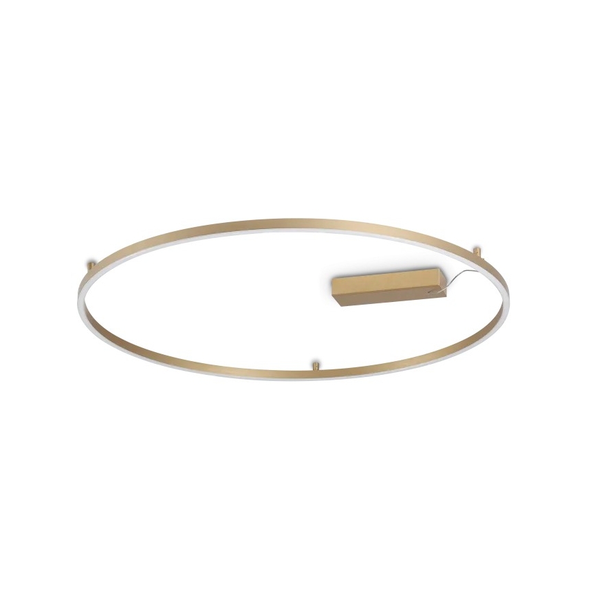 Ideal Lux - Plafonnier LED ORACLE SLIM LED/53W/230V 3000K IRC 90 Ø 90 cm doré
