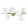 Ideal Lux - Plafonnier LED PERLAGE 6xG9/3W/230V 49 cm doré/blanc